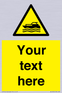 Custom Warning motorised watercraft